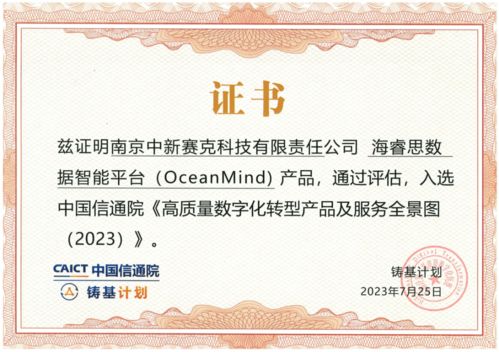 中國信通院發(fā)布《高質(zhì)量數(shù)字化轉(zhuǎn)型產(chǎn)品及服務(wù)全景圖（2023）——信息系統(tǒng)集成服務(wù)篇》